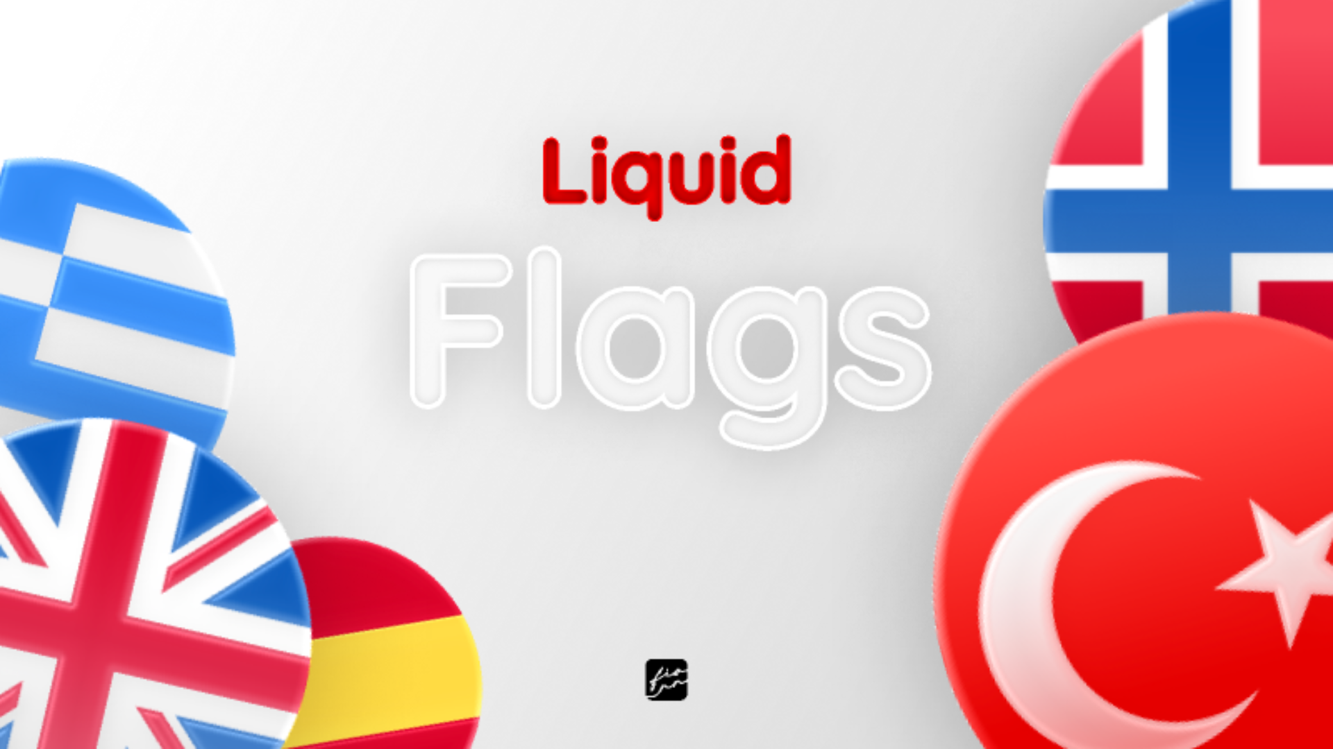 Liquid Glass Flags Preview